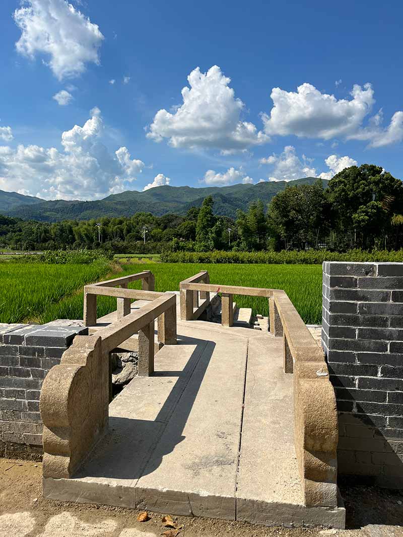 广西花岗岩仿古石材景区使用案例