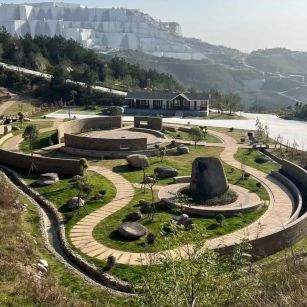 广西仿古石铺装整体效果