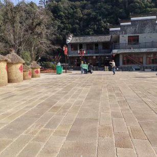 广西仿古石铺装效果