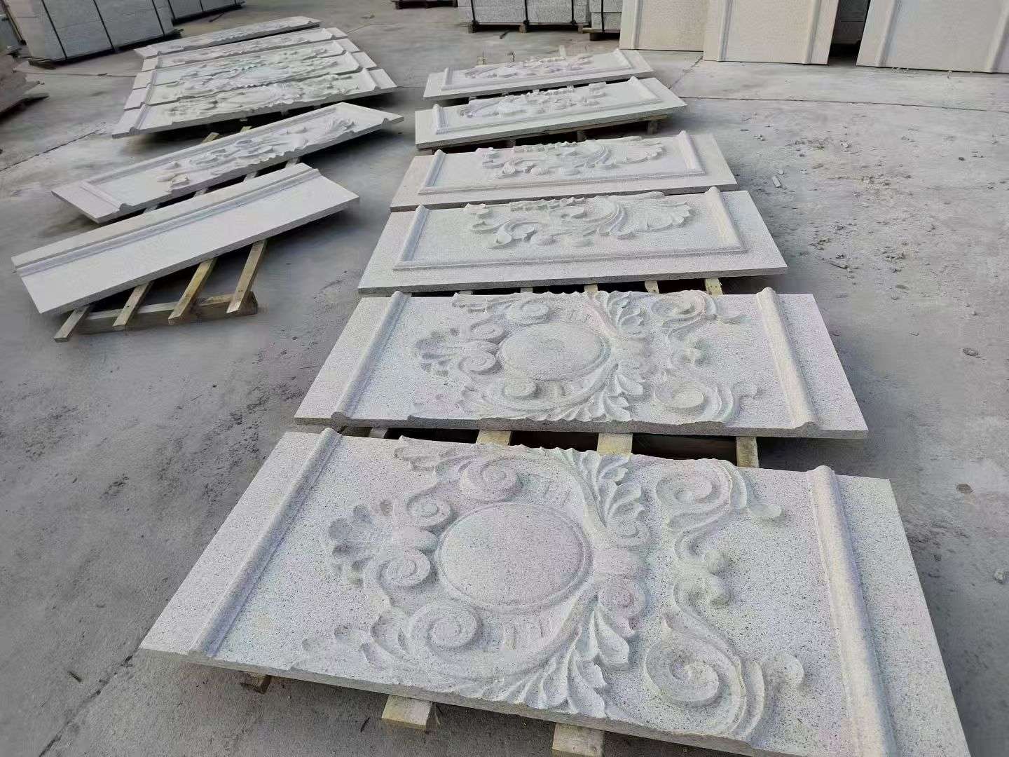 广西 芝麻白干挂雕花板