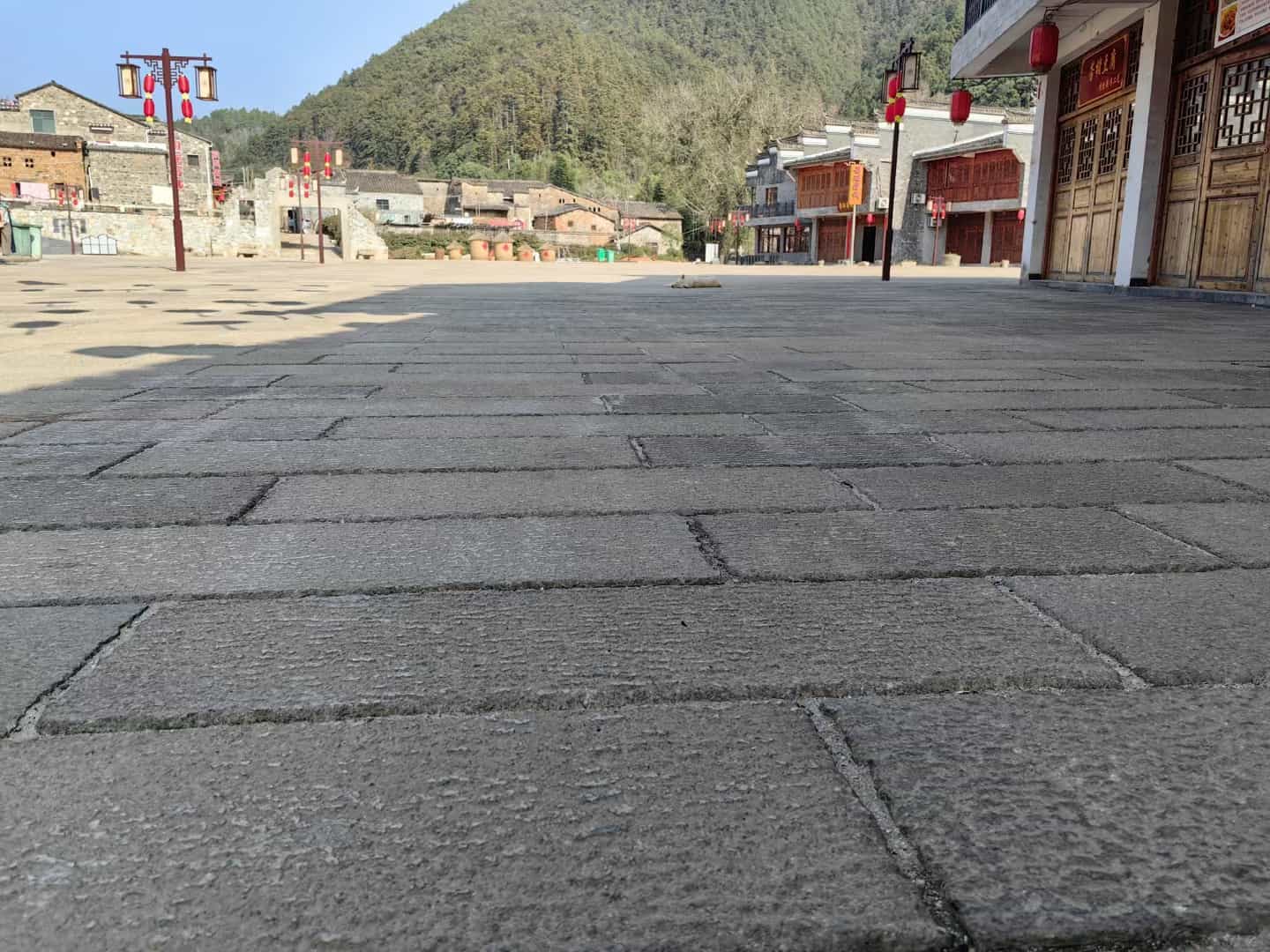 广西仿古石铺装效果