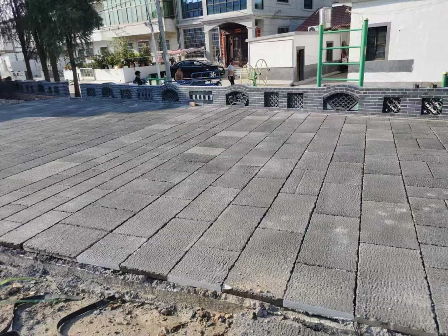 广西仿古石铺装效果