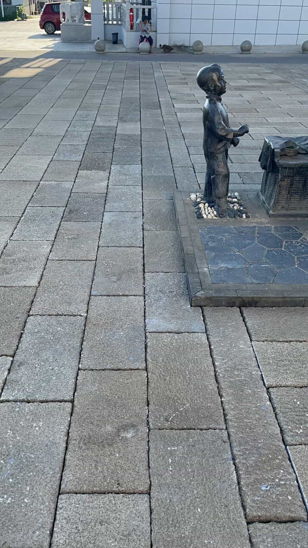 广西仿古石铺装效果