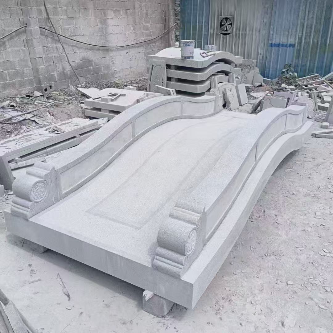 广西 芝麻灰花岗岩园林景观 小石桥